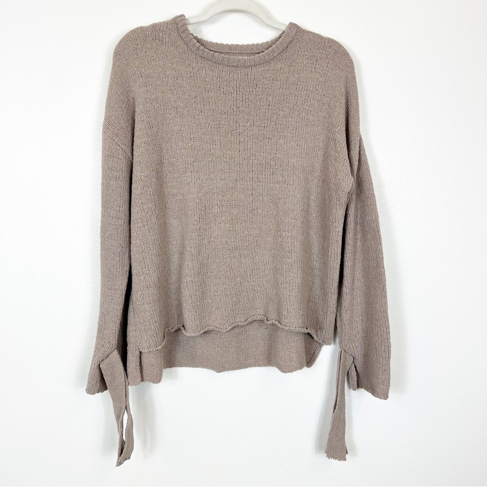 Coco + Jaimeson Chenille Sweater Tan Size Large - image 1